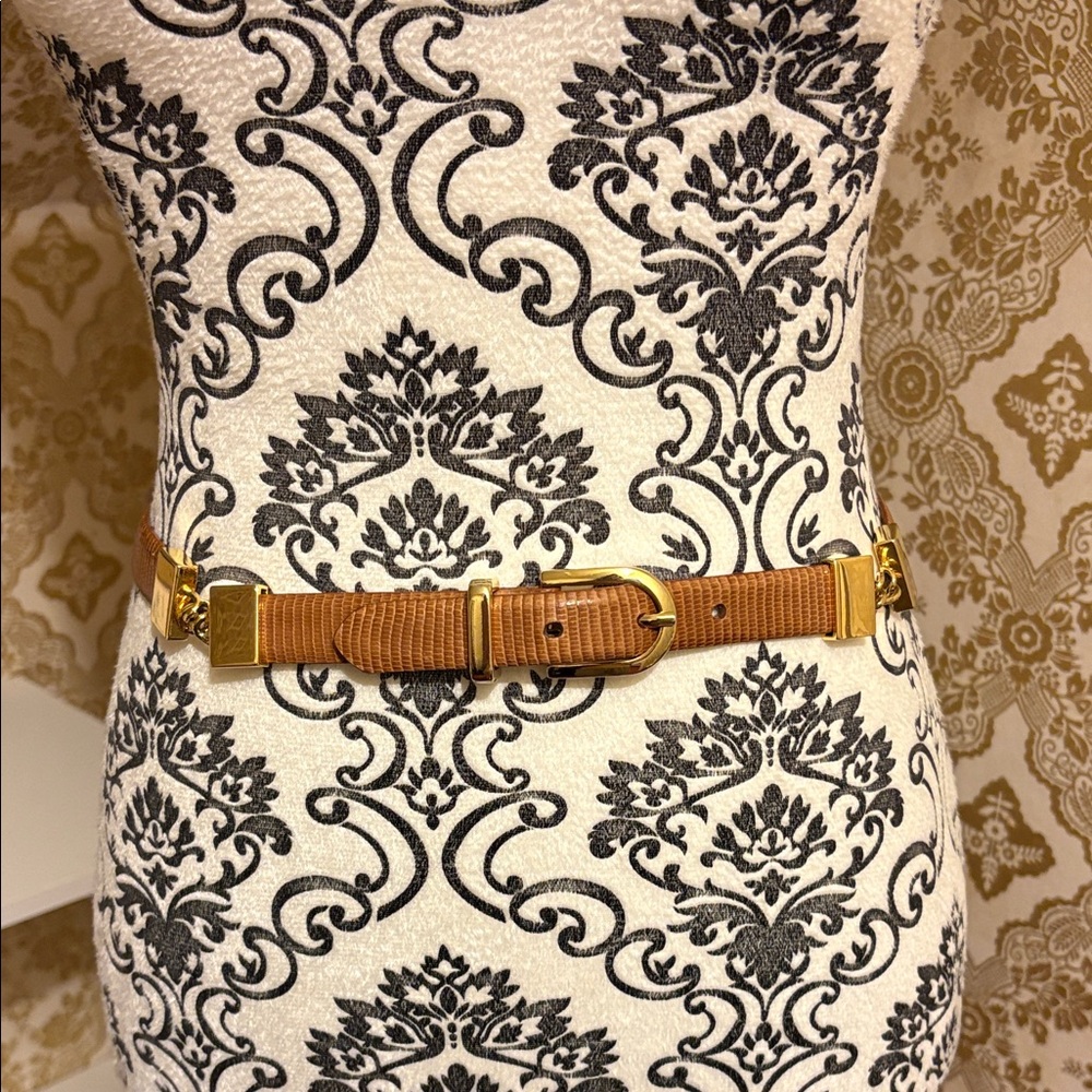 Vintage Talbots Leather Belt – Made in Italy